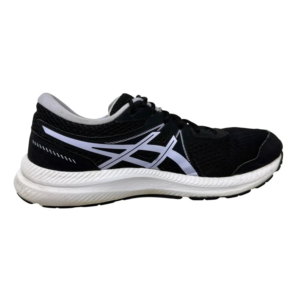 Asics Gel-Contend‎ 7 Womens Sz 10 Running Shoes Black White 1012A911